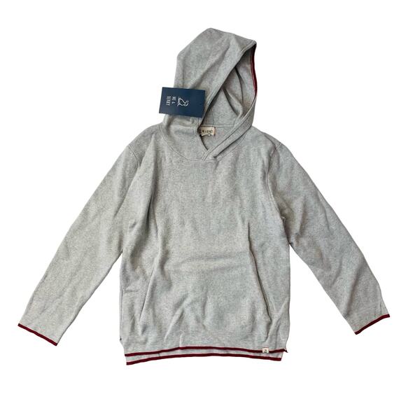 NWT Me & Henry 0/3M Leiper Grey Hooded Sweater - Picture 1 of 6